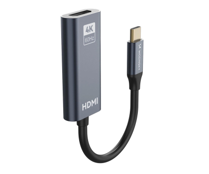 Przejściówka Wozinsky Adapter USB-C HDMI 4K 60Hz czarnyWACH-01